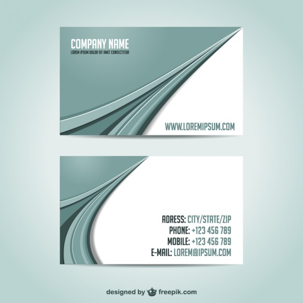 Business cards template free downoad   Vector | Free Download