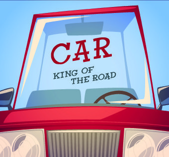 Car poster design vector 02
