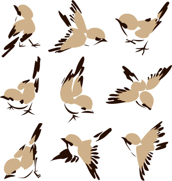 Chinese painting bird 01