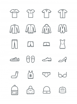 24 clothes icons | IconStore