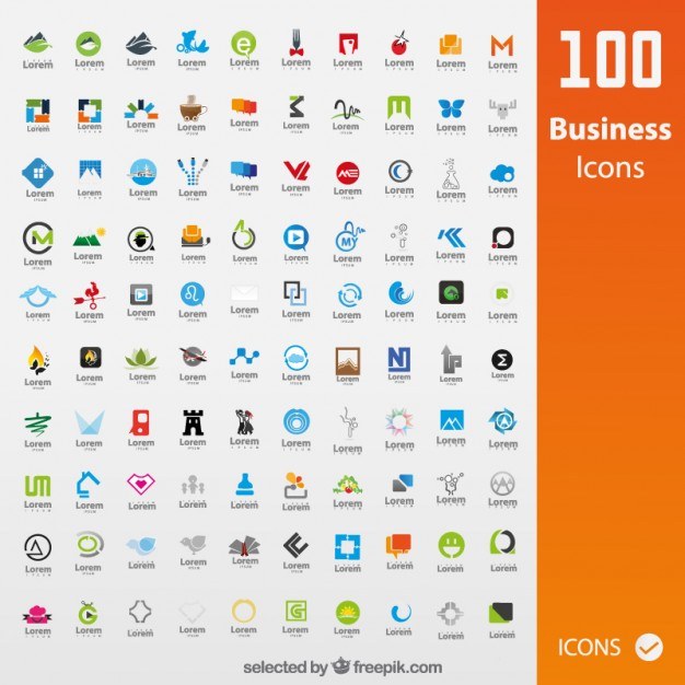 Collection of business icons  Vector | Free Download
