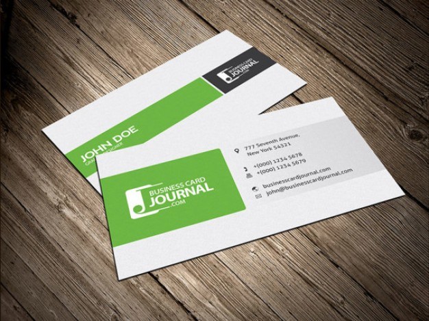 Column layout business card design  PSD file | Free Download