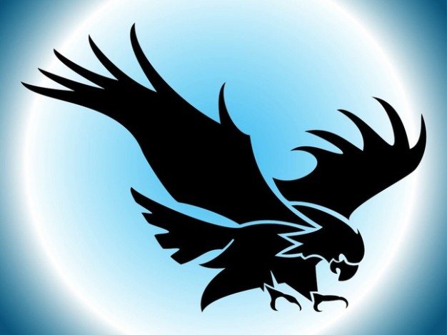 Cool eagle tattoo illustration