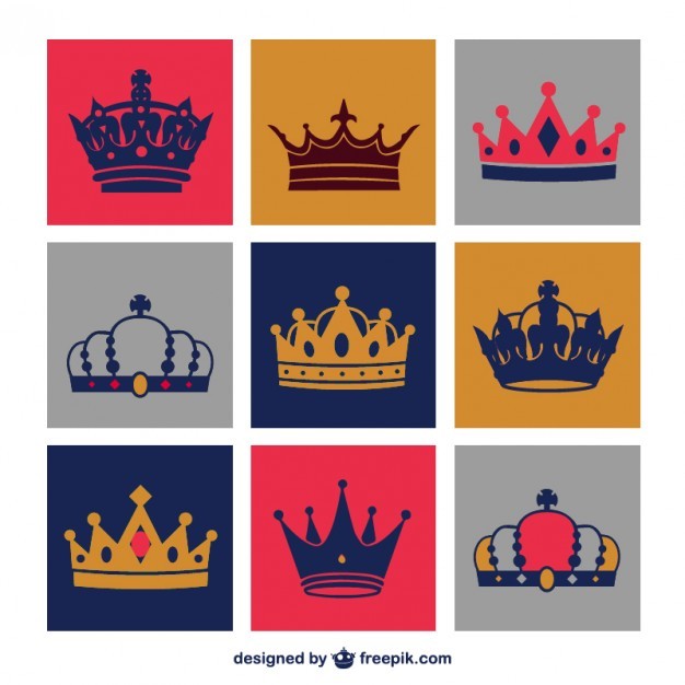 Crowns vector set free download  Vector | Free Download