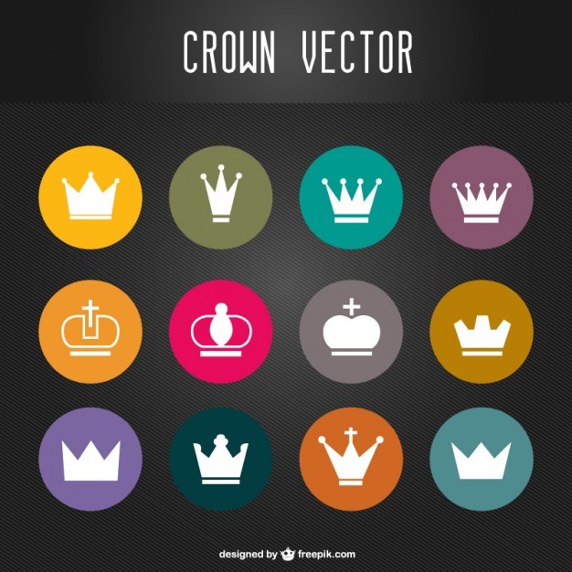 Crowns vector set   Vector | Free Download