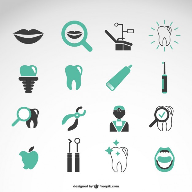 Dentist vector icons collection  Vector | Free Download