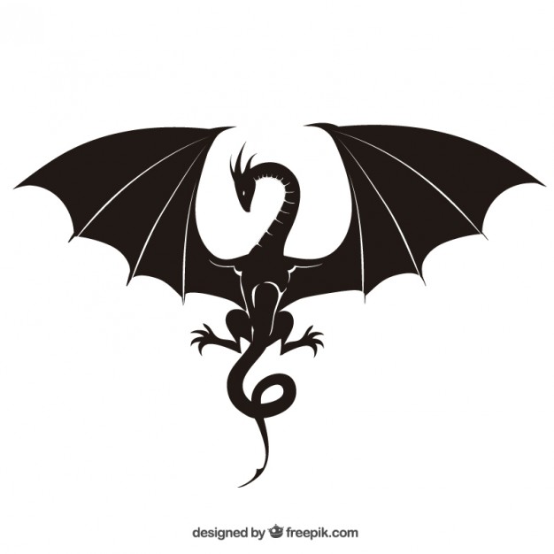 Dragon silhouette