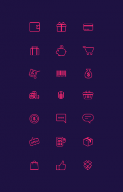 21 E-Commerce Icons | GraphicBurger