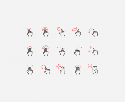 Free Gesture Icons | IconStore