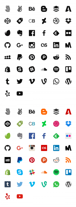 Free Social Media Icons | IconStore