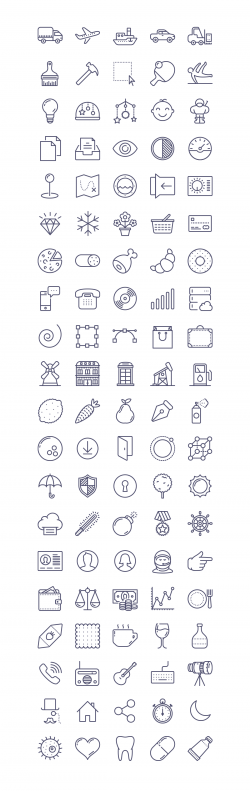 100 free Unigrid vector icons | IconStore
