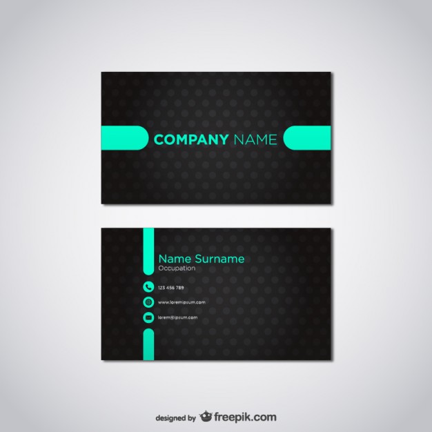 Free vector card template   Vector | Free Download