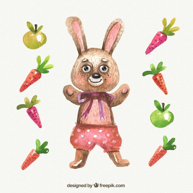 Hand painted stuffed animal