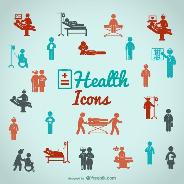 Health people icons   Vector | Free Download