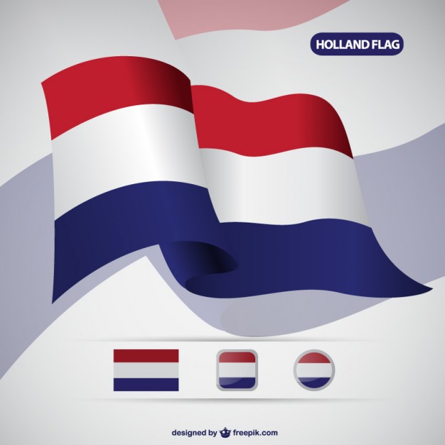 Holland vector flag