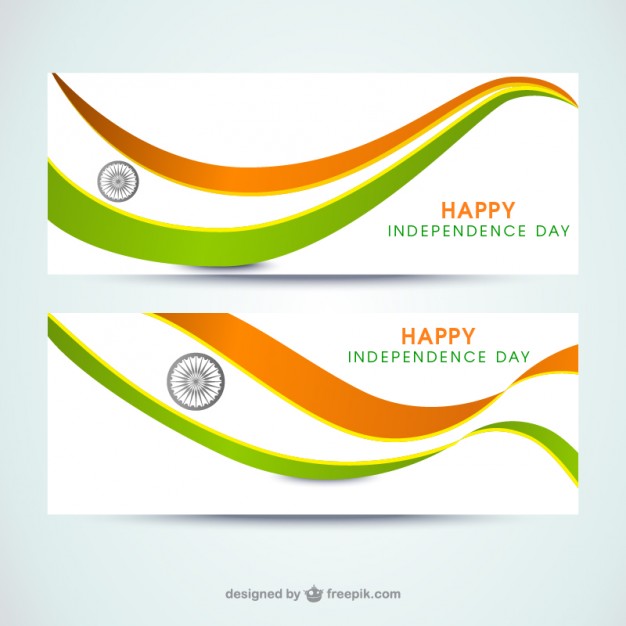 India Independence Day banners