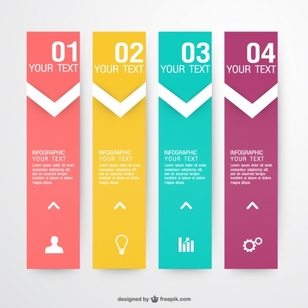Infographic vector labels collection   Vector | Free Download