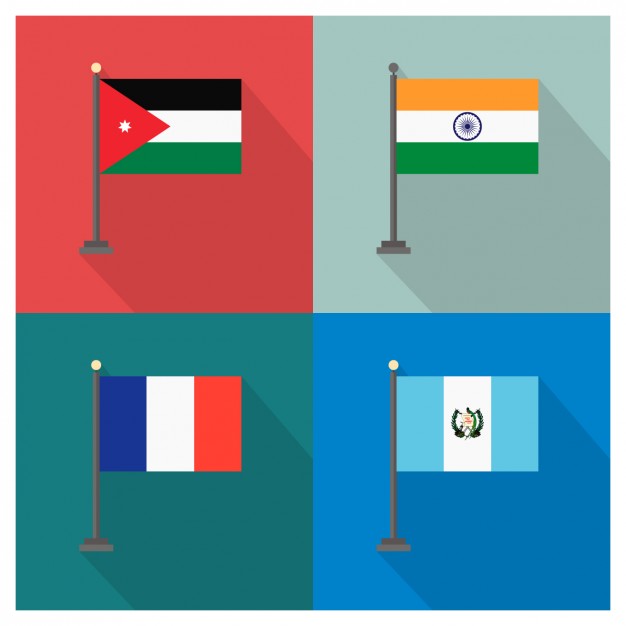 Jordania India France Guatemala