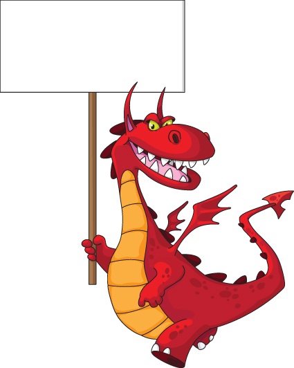 lovely Dragon cartoon elements vector 03 –