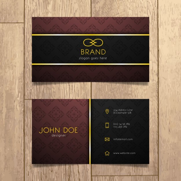 Luxury Business Card Design  Vector | Free Download