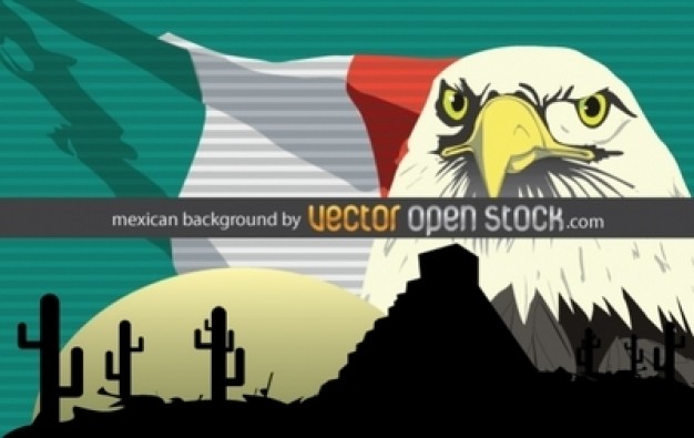 Mexico desert background