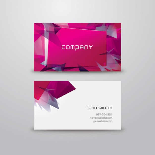 Modern and colorful business card  Vector | Free Download