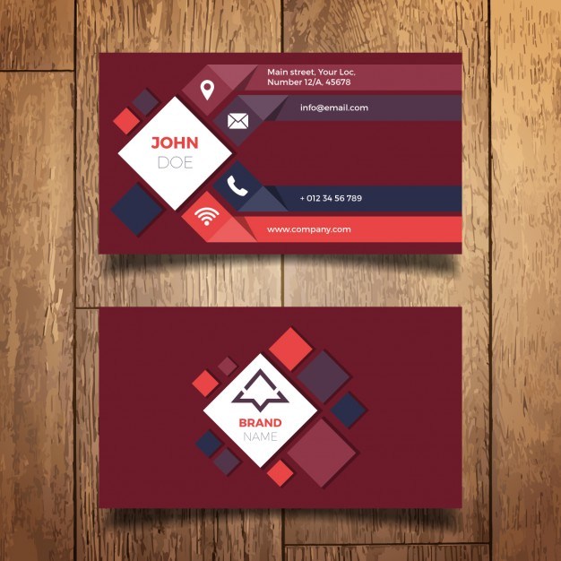 Modern business card design  Vector | Free Download