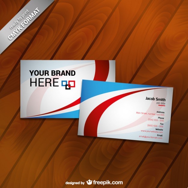 Printable business card template  Vector | Free Download