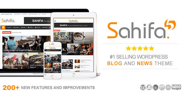 Sahifa – Responsive WordPress News / Magazine / Newspaper Theme – WordPress