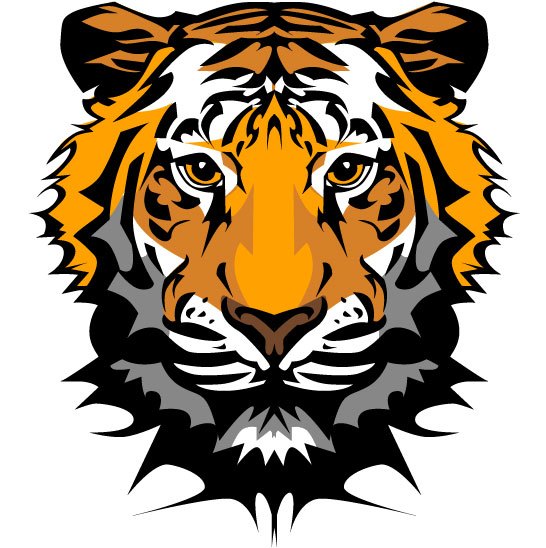Set of Tiger vector picture art 20