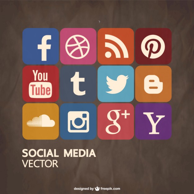 Social media free vector   Vector | Free Download