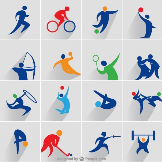 Sports vector icons set  Vector | Free Download