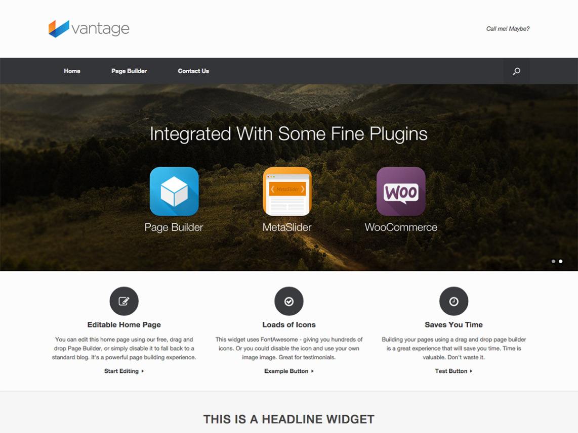 Vantage WordPress Themes