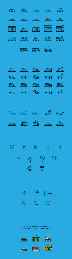 Traffic & Transportation Icons | IconStore