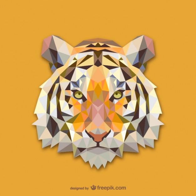 Triangle tiger design