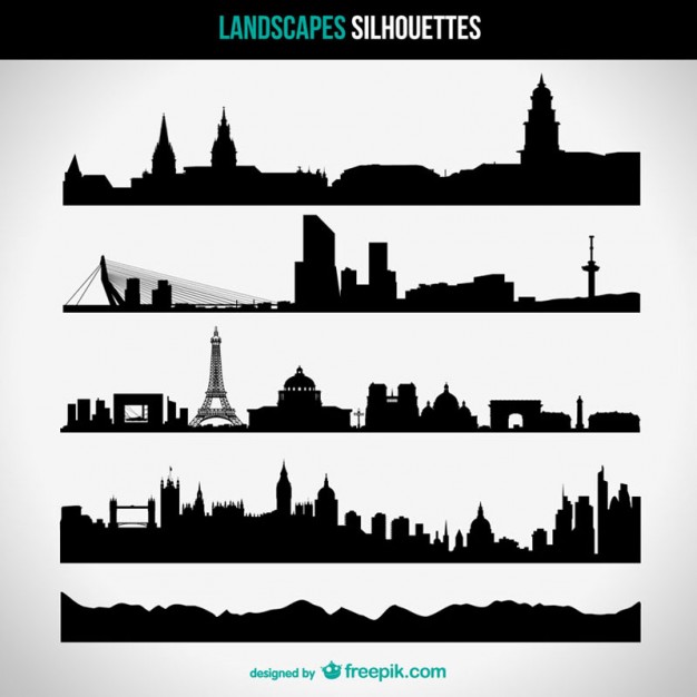 Urban skyline vector