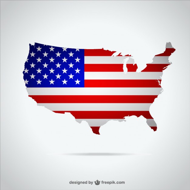 USA map illustration