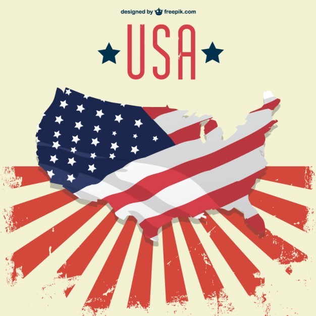 USA vector template