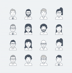 Users Insights Free Icon Pack | IconStore