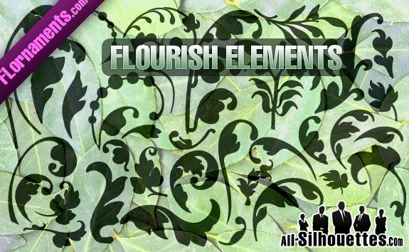 Vector Flourishes – All-Silhouettes