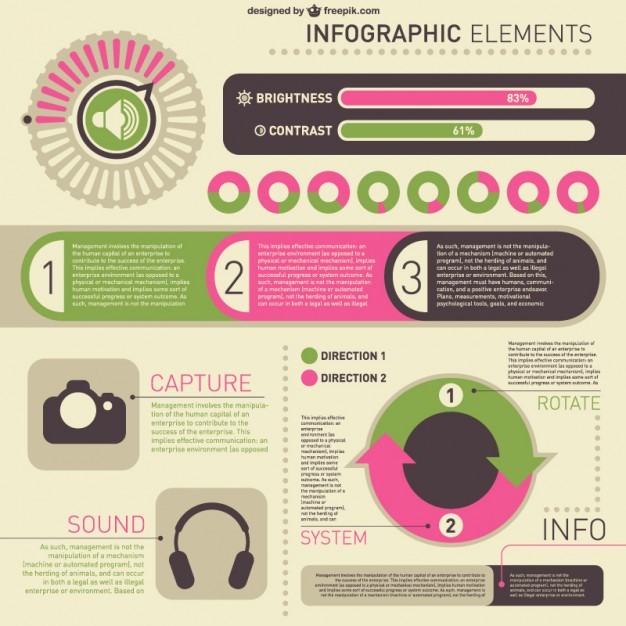 Vector infographic kit  Vector | Free Download