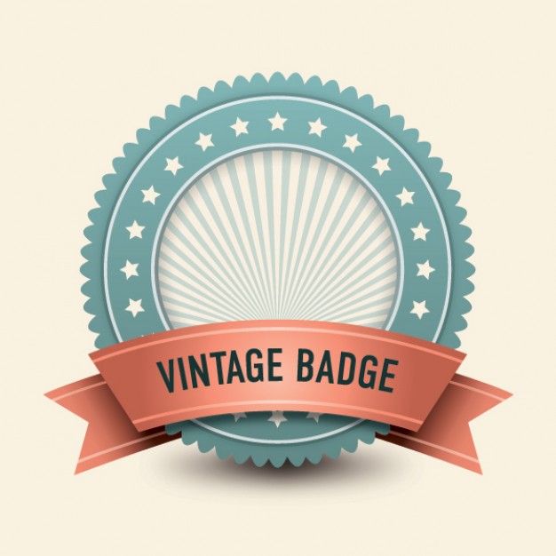 vintage badge  Vector | Free Download