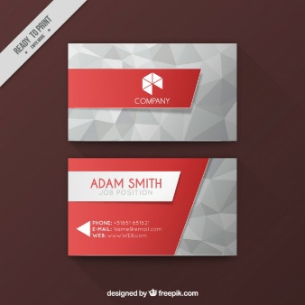 White and black business card  Vector | Free Download