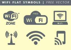 WiFi Symbols Free Vector