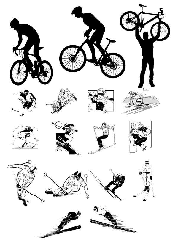Biking Skiing Sport