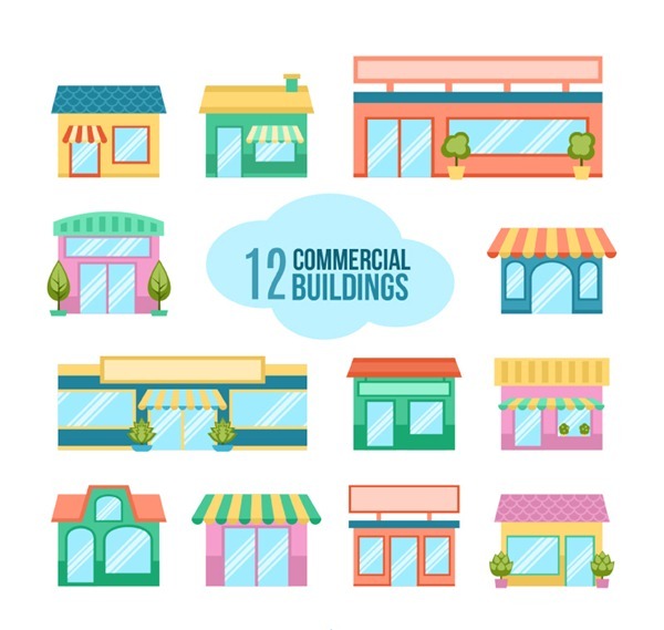 12 cartoon Store Design