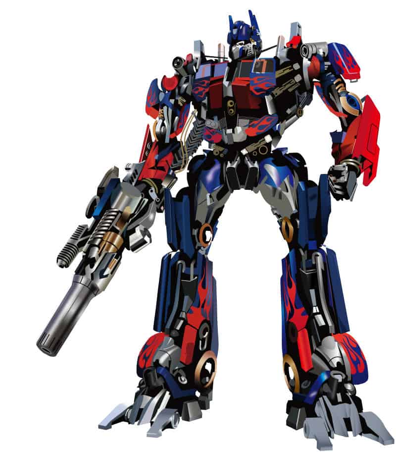 Cartoon Transformers Optimus Prime Vector