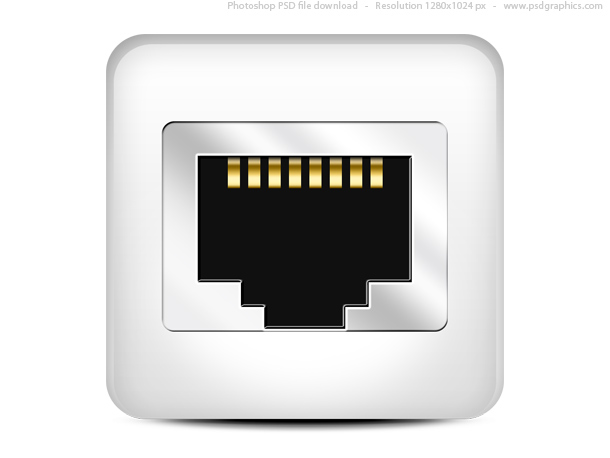Computer network icon (PSD)