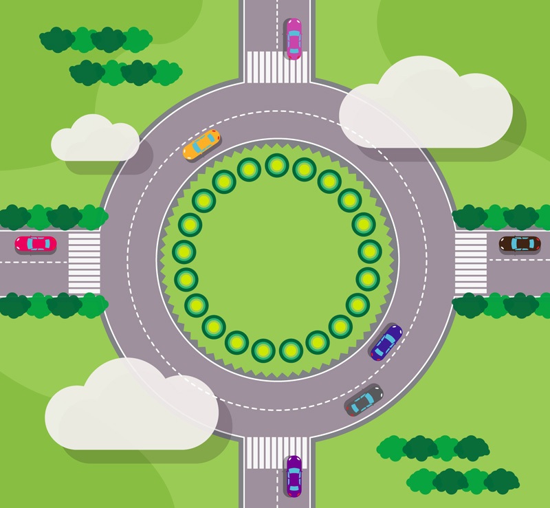 Road Transport vector material