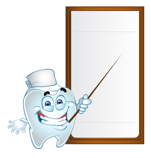 Dental health education vectors 02